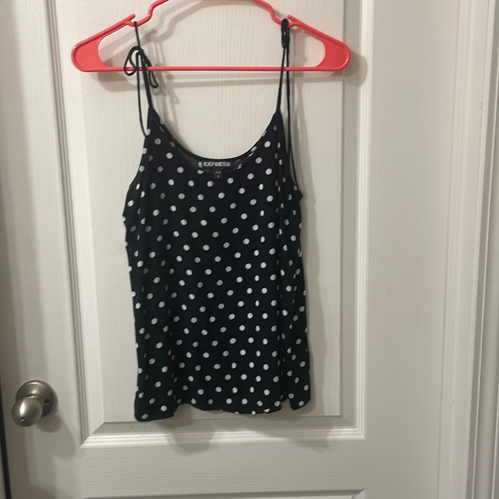 Express polka dot tank